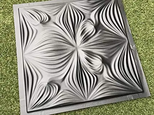 Çiçek desenli kabartma panel kalıbı
